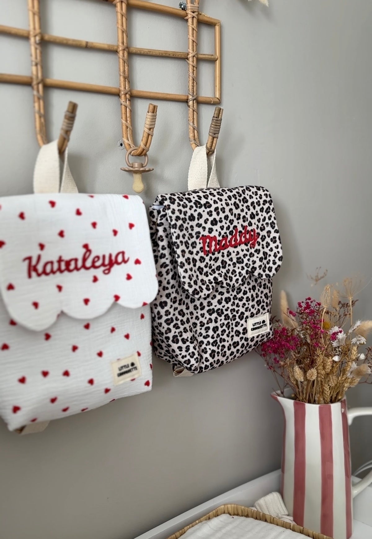 Sac à dos bébé personnalisable - Tissus au choix