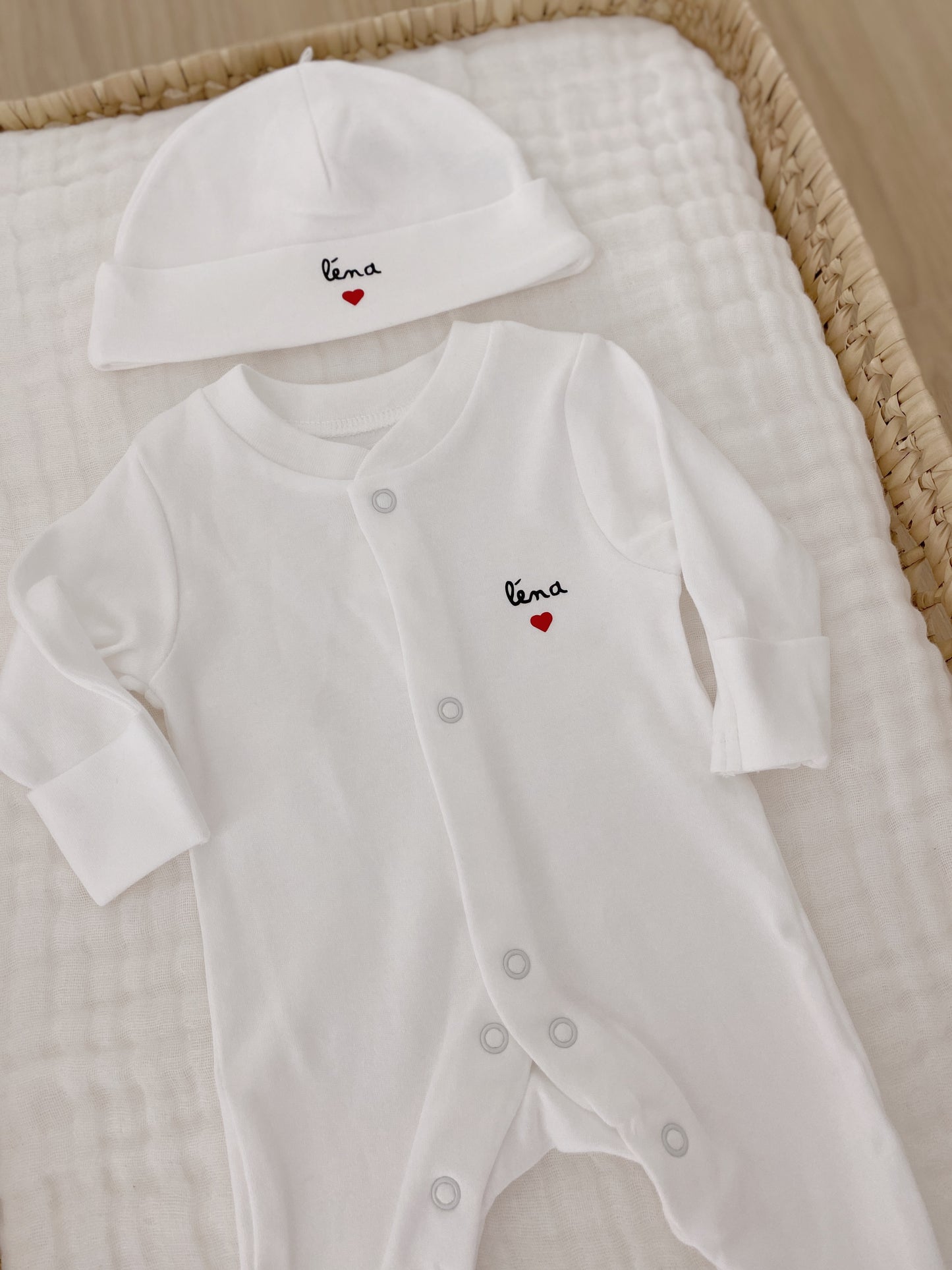 Bonnet naissance personnalisé