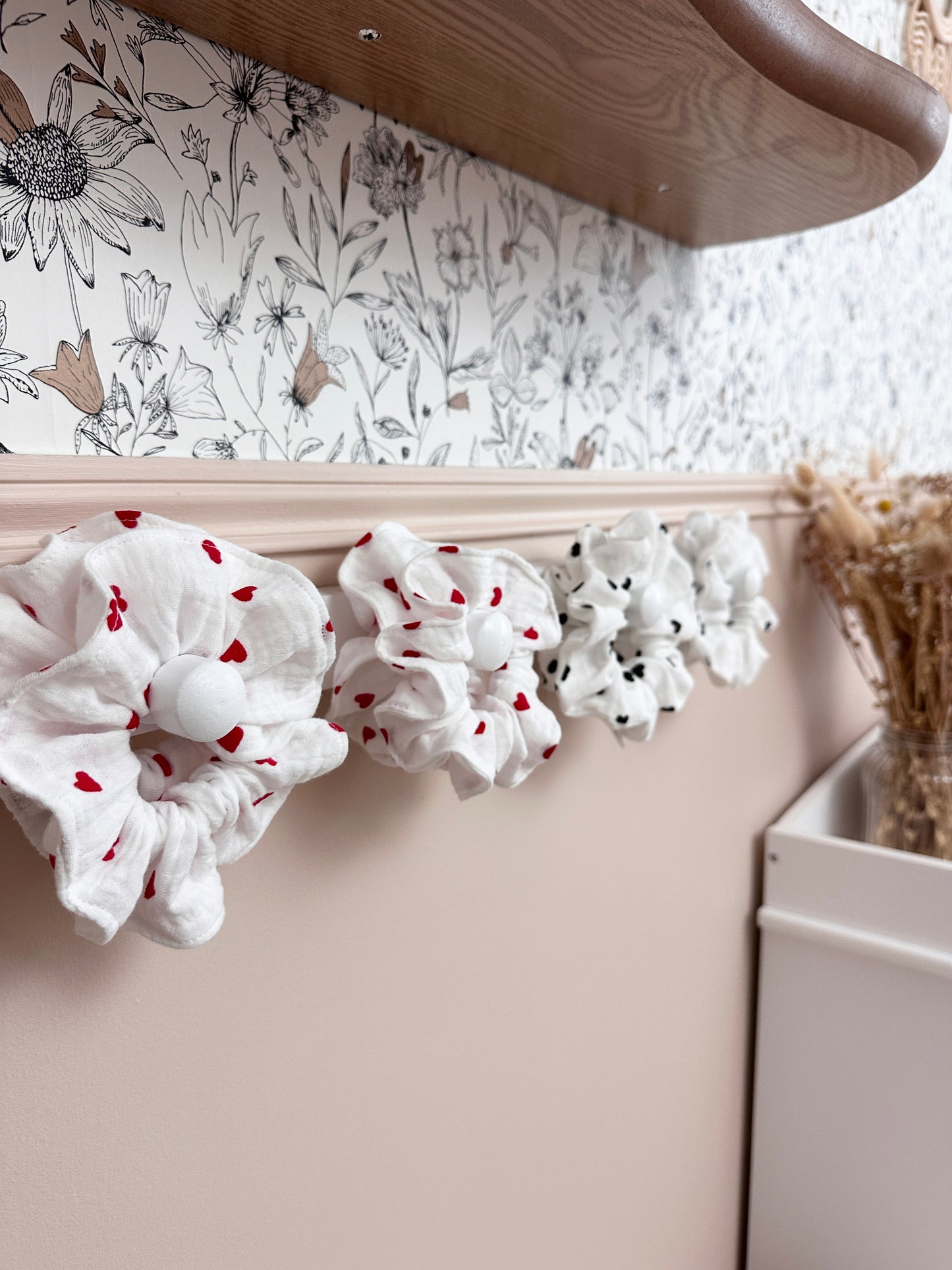 Chouchou Coeurs rouges