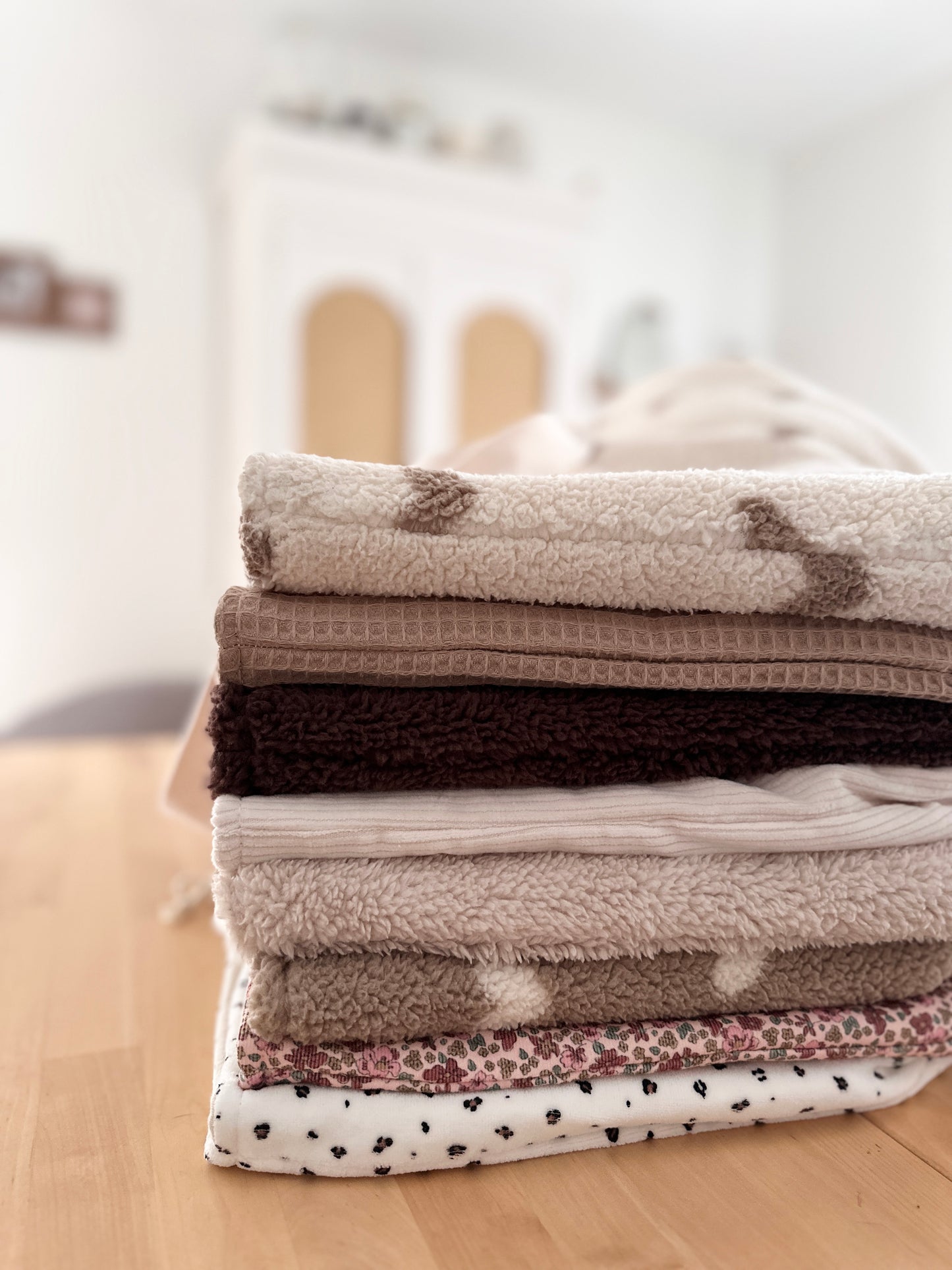 Sac cabas XL - Velour léopard