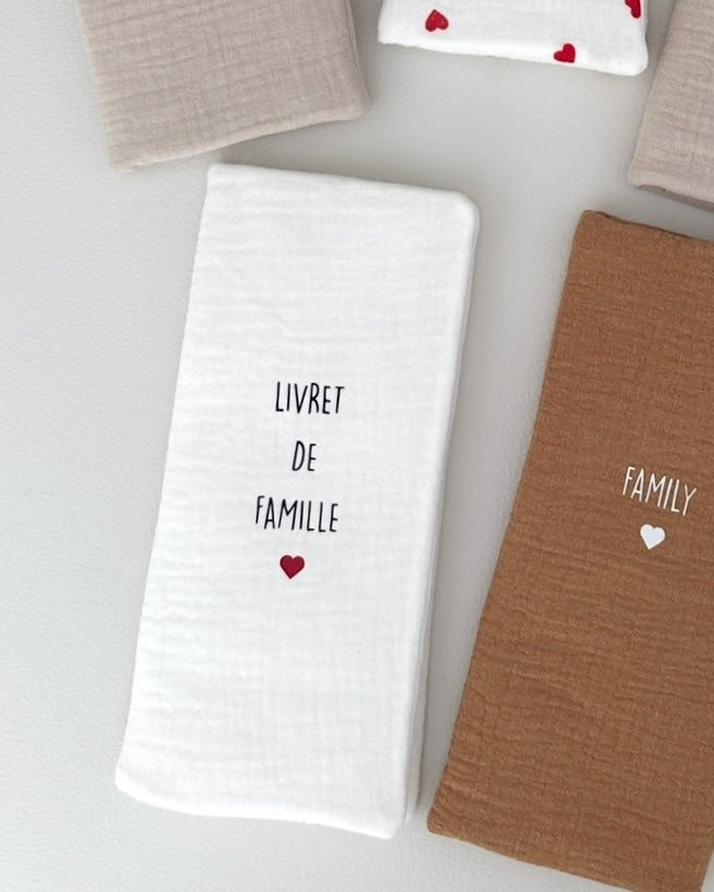 Protège livret de famille - Blanc