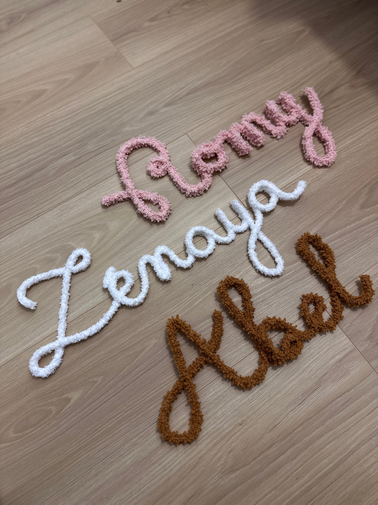 Les décorations en laine ♡