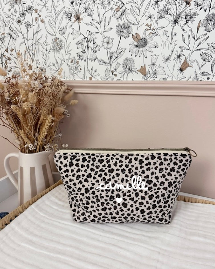 Trousse de toilette - Tissus au choix