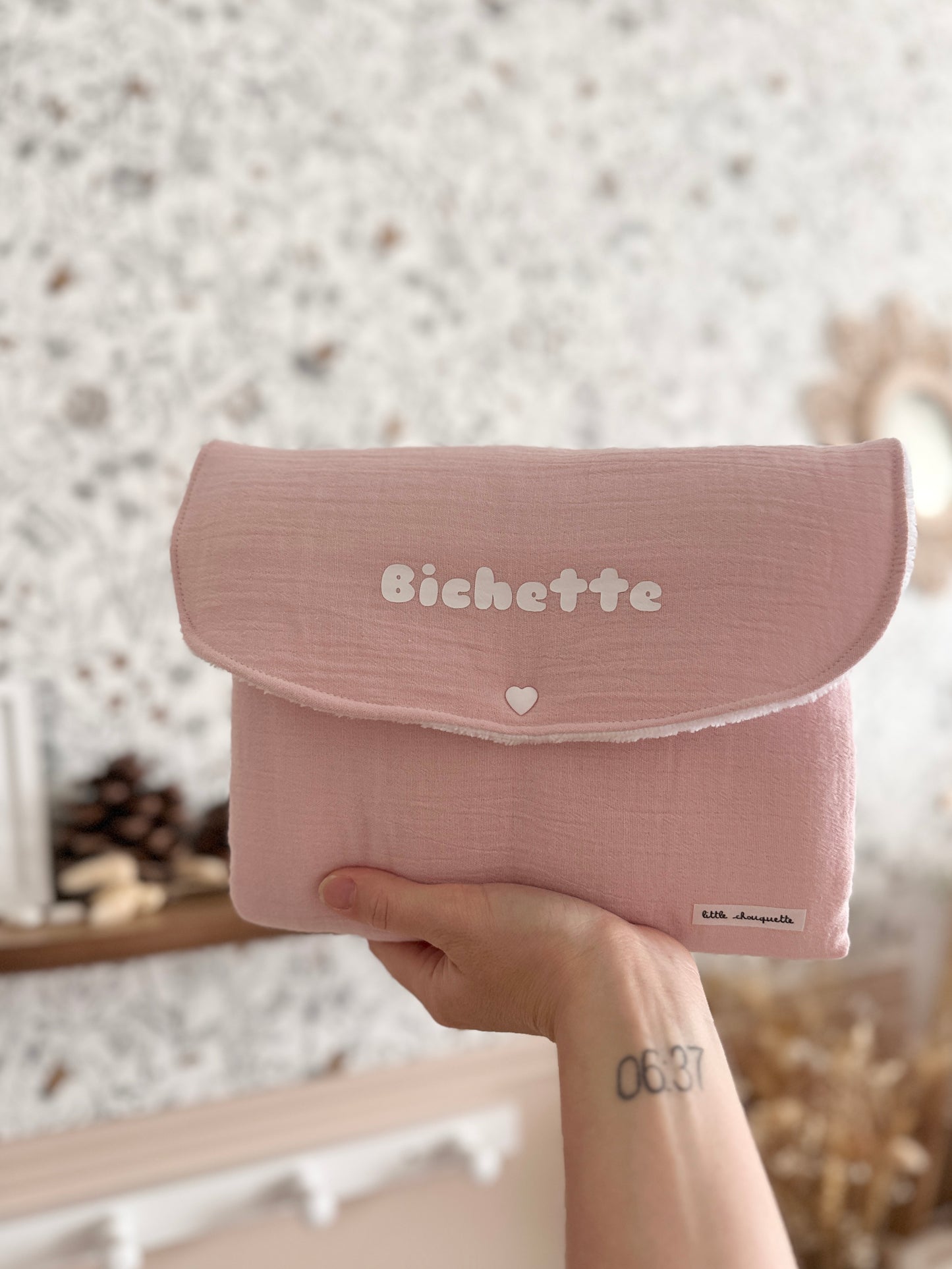 Matelas à langer - Rose bichette