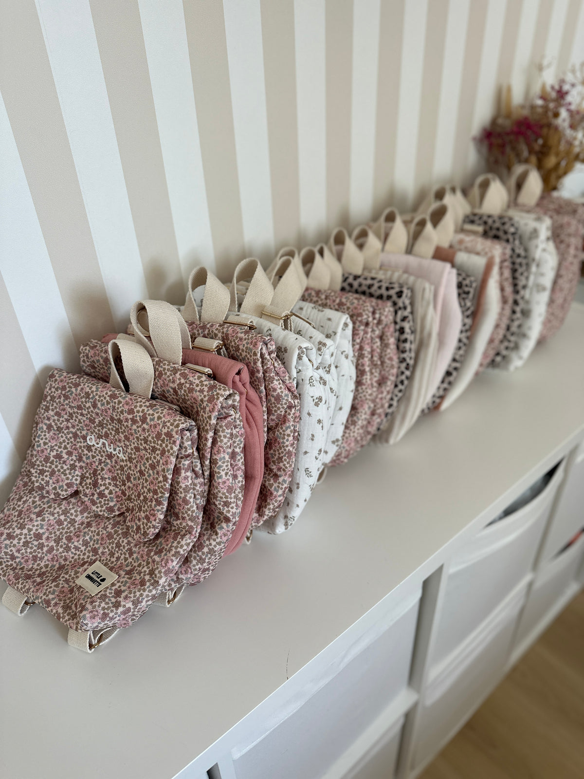 Sac à dos bébé personnalisable -  Tissus au choix