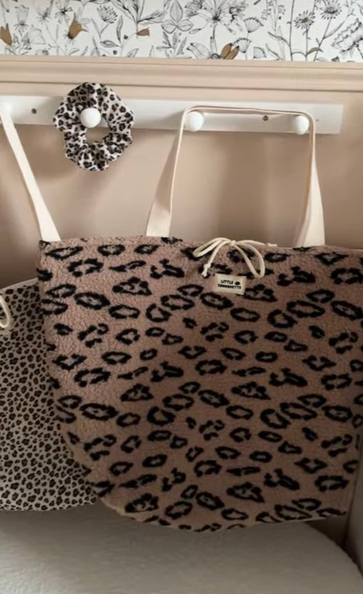 Sac cabas XL - moumoute léopard