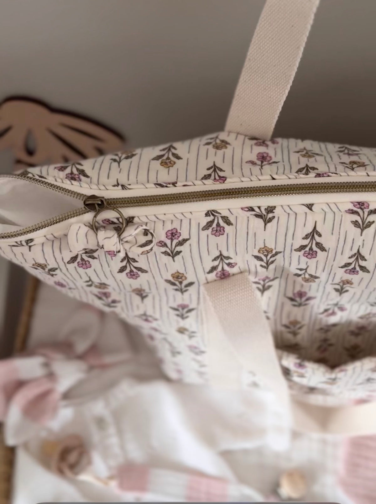 Sac à langer - tissus au choix