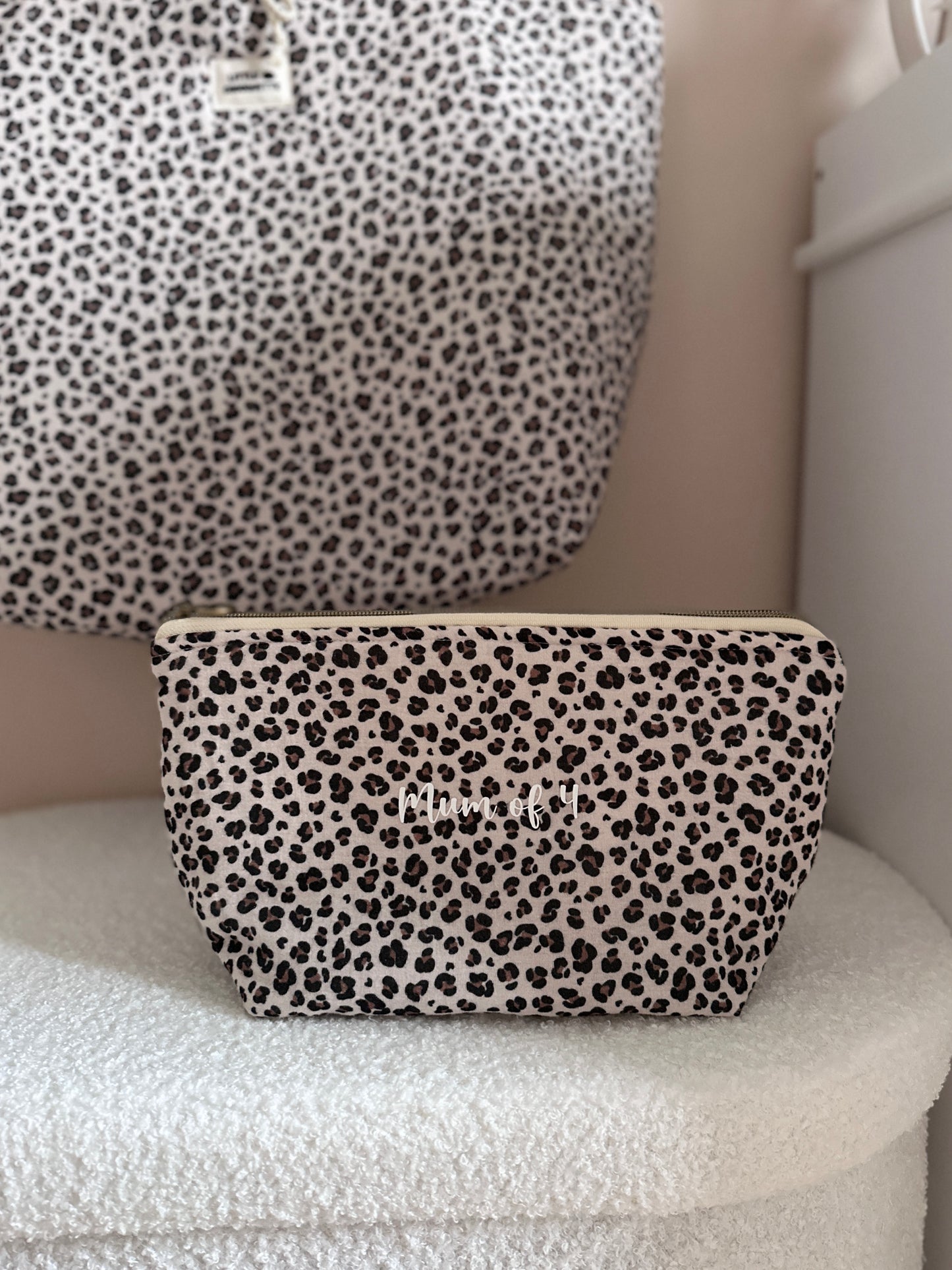 Trousse de toilette - Tissus au choix
