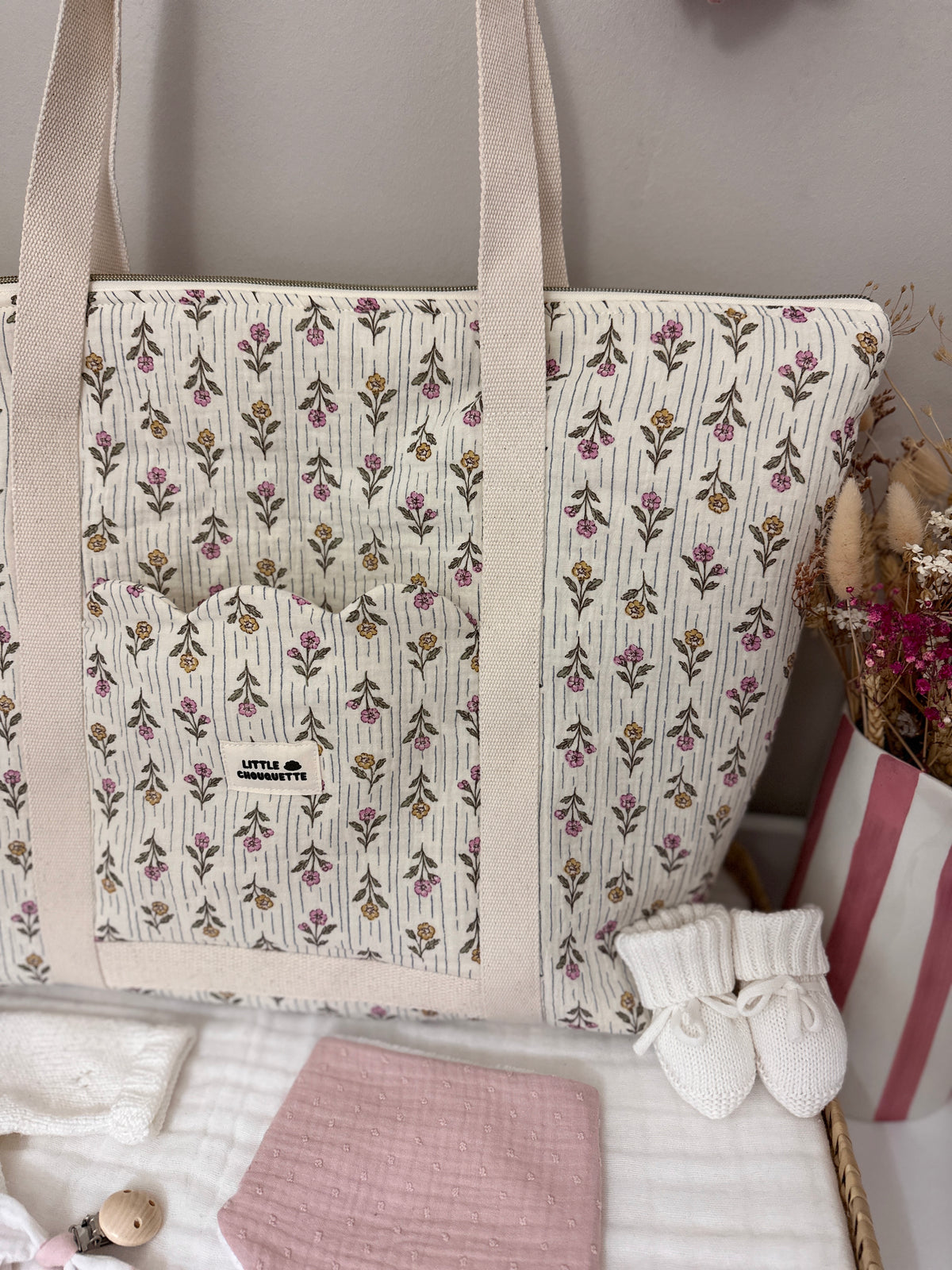 Sac à langer - tissus au choix