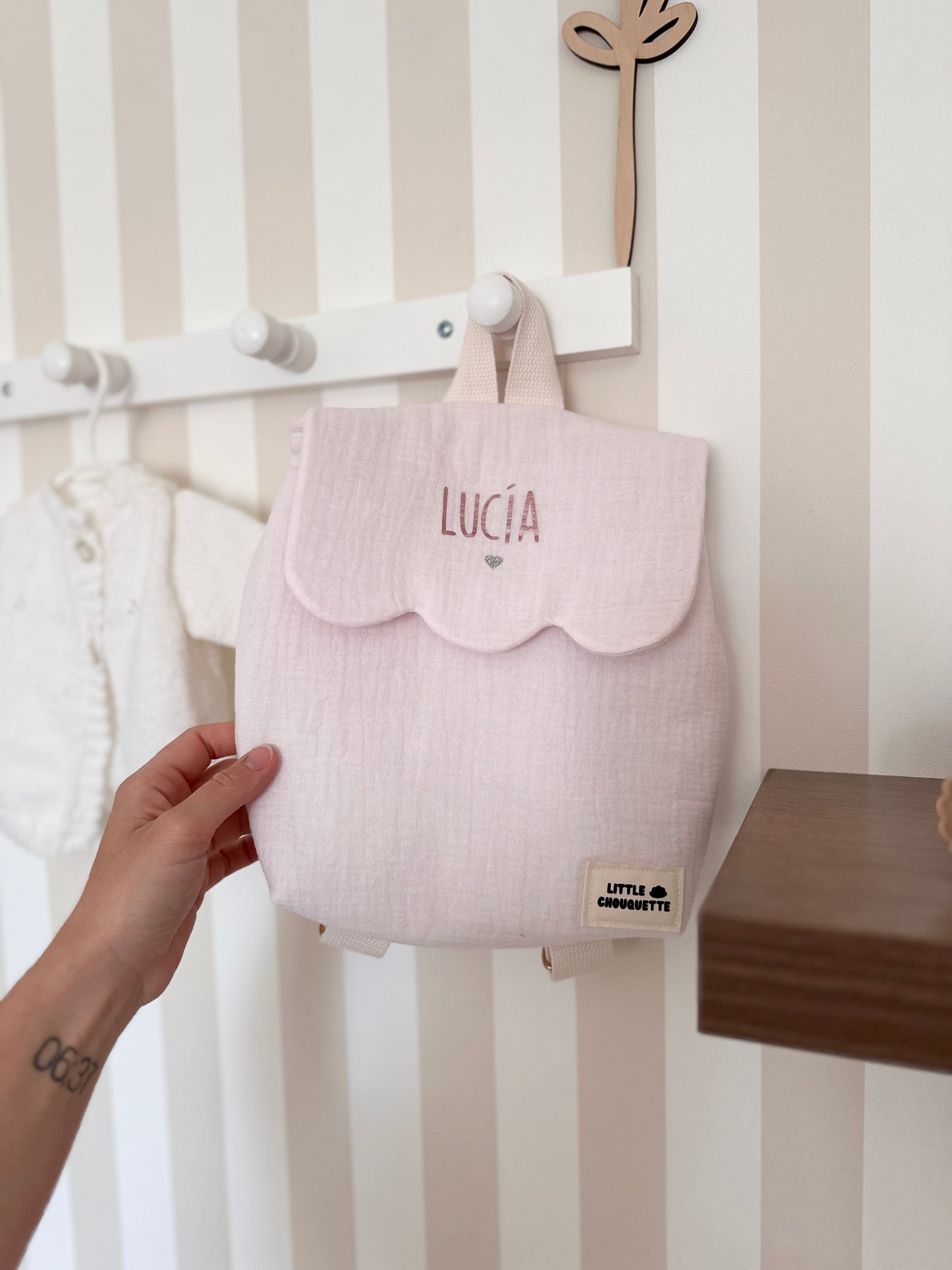 Sac à dos bébé personnalisable -  Tissus au choix