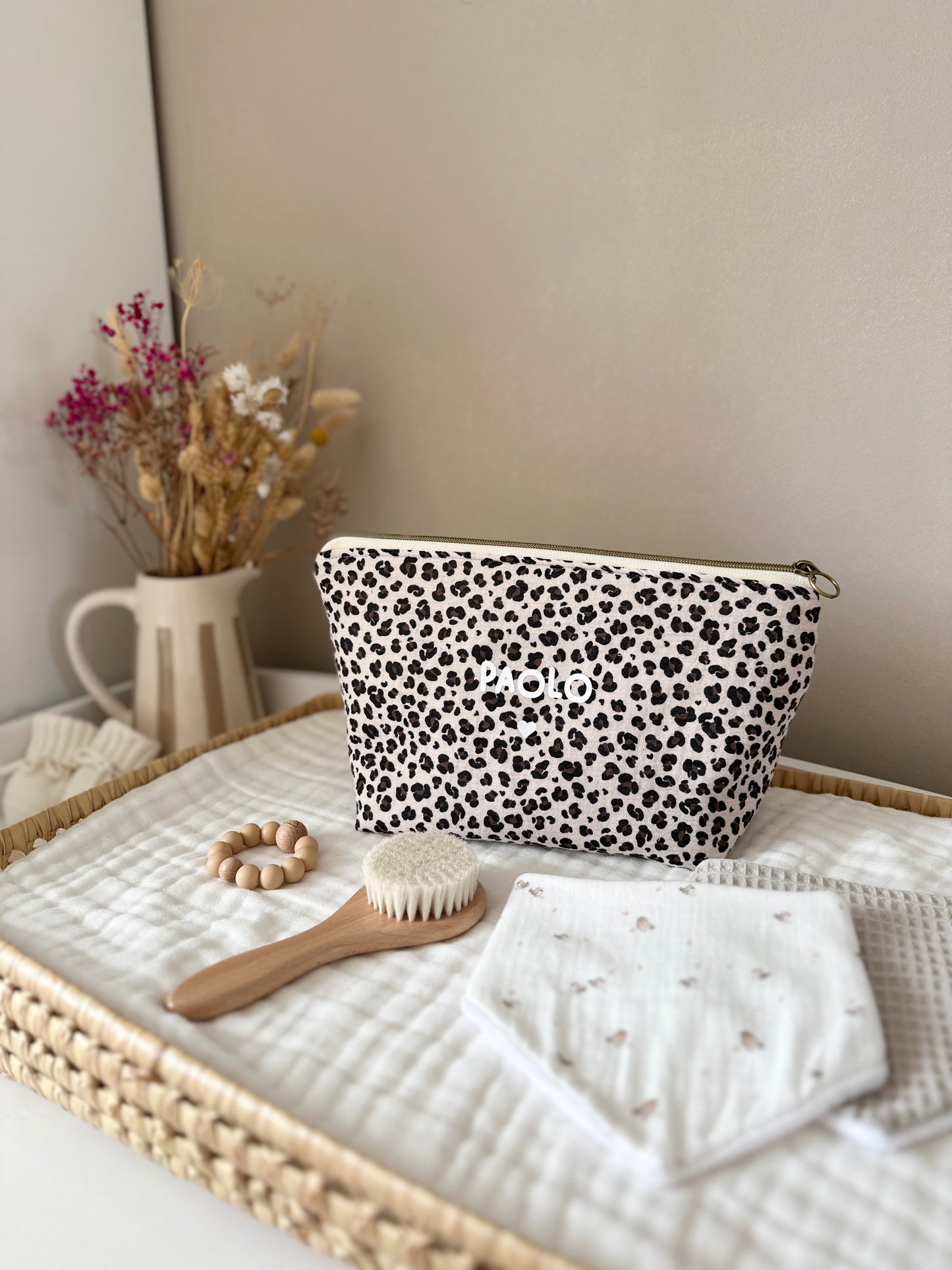 Trousse de toilette - Tissus au choix
