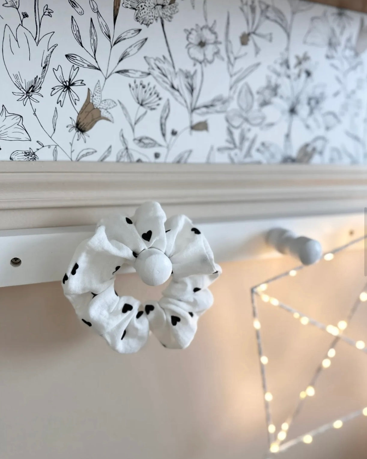 Chouchou Coeurs noirs