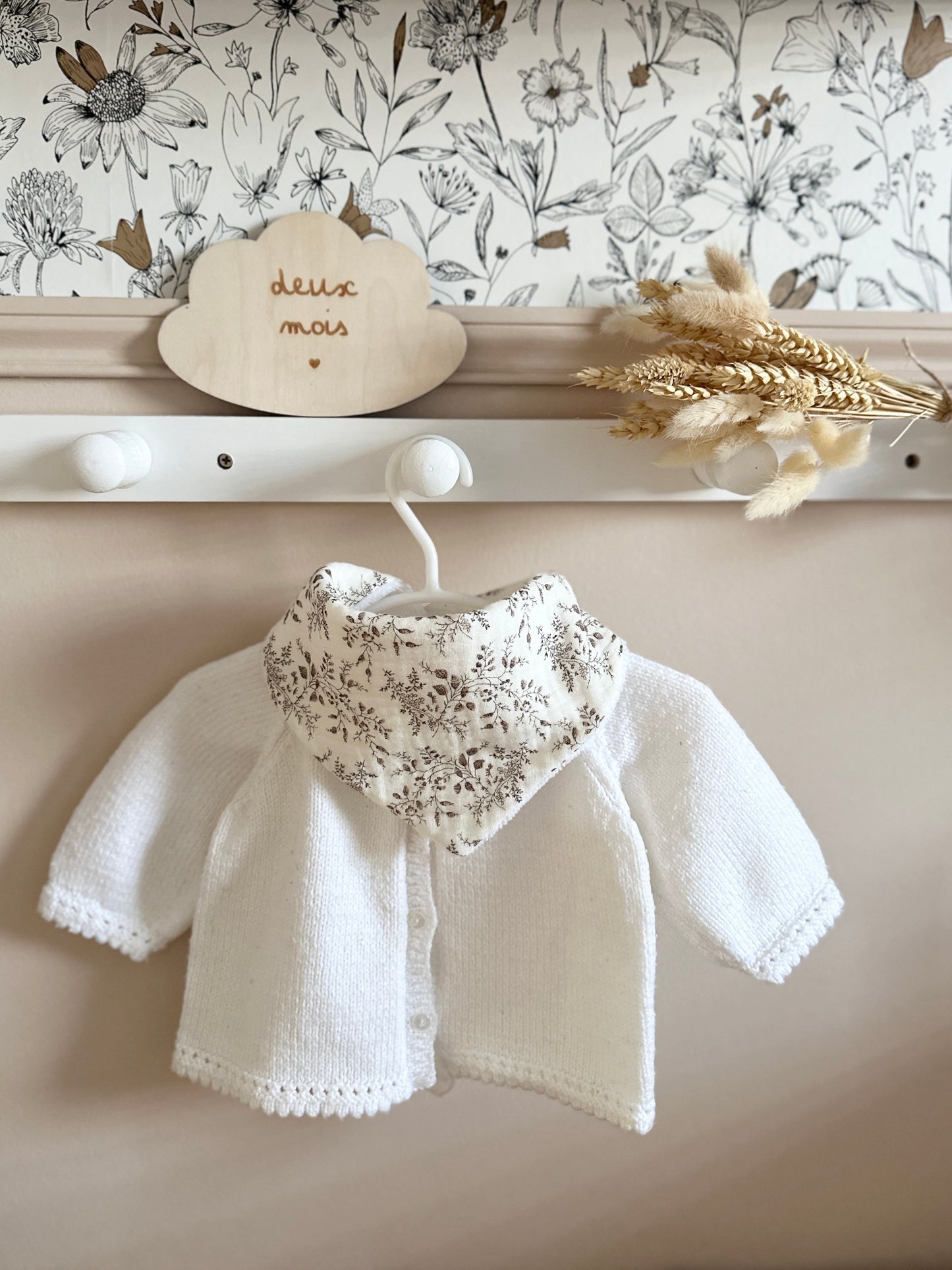 Bavoir bandana - tissus au choix