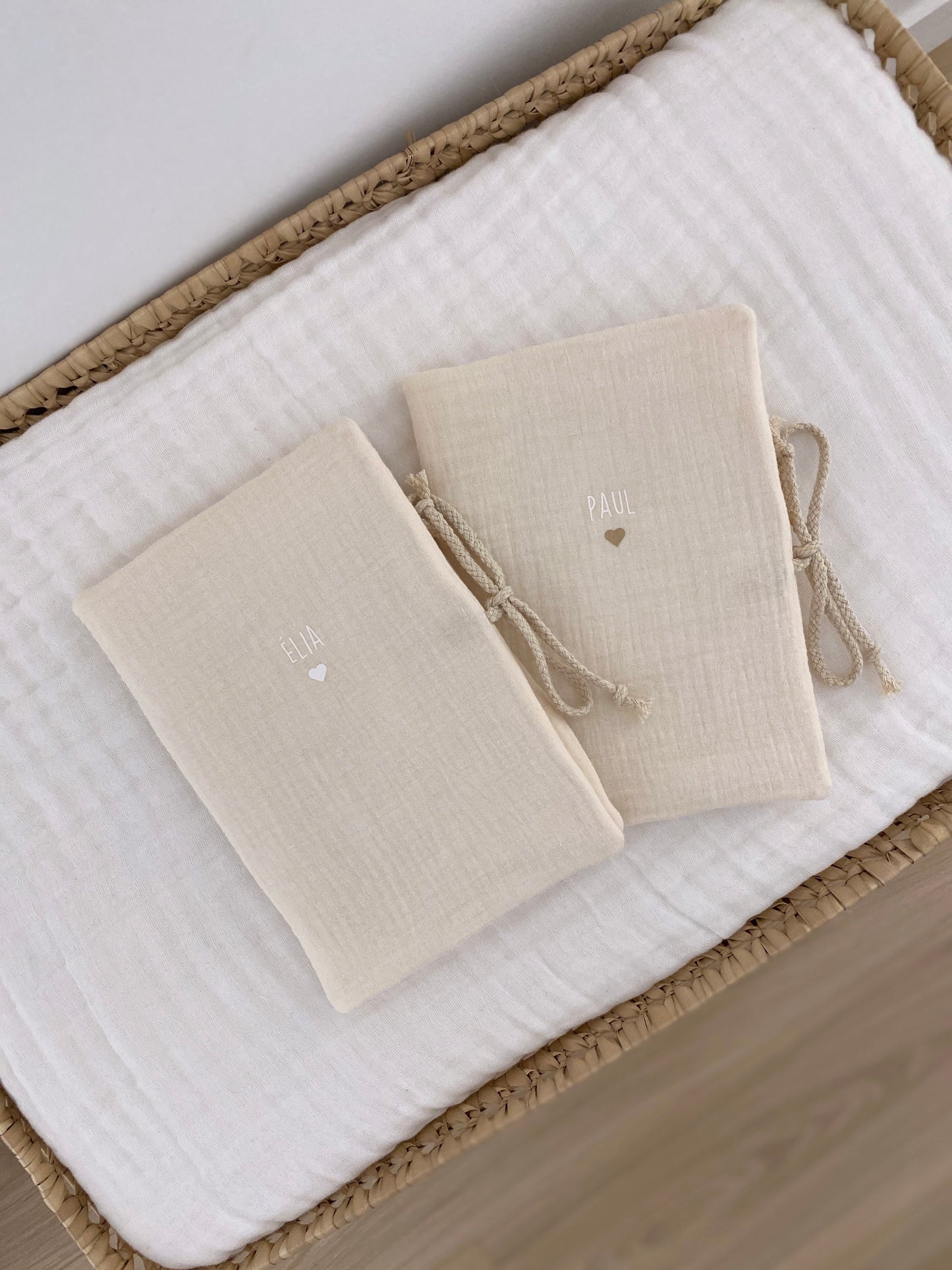 Protège carnet de santé - Beige