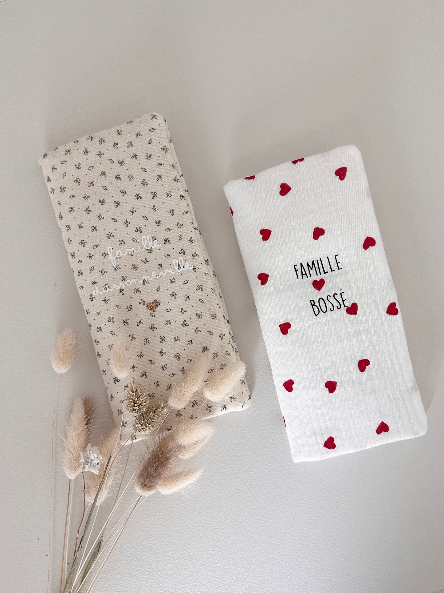Protège livret de famille - Coeurs
