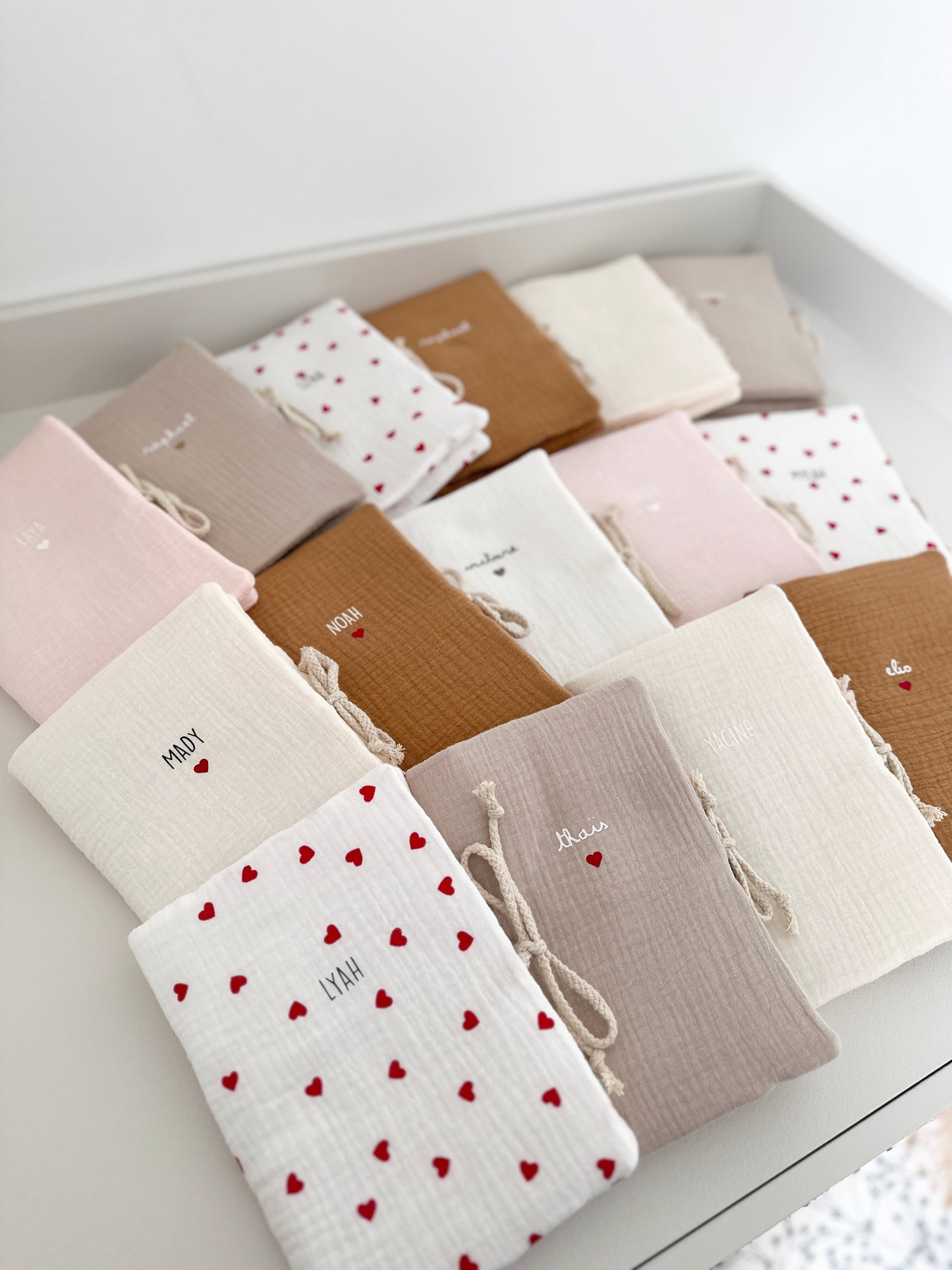 Protège carnet de santé - Beige