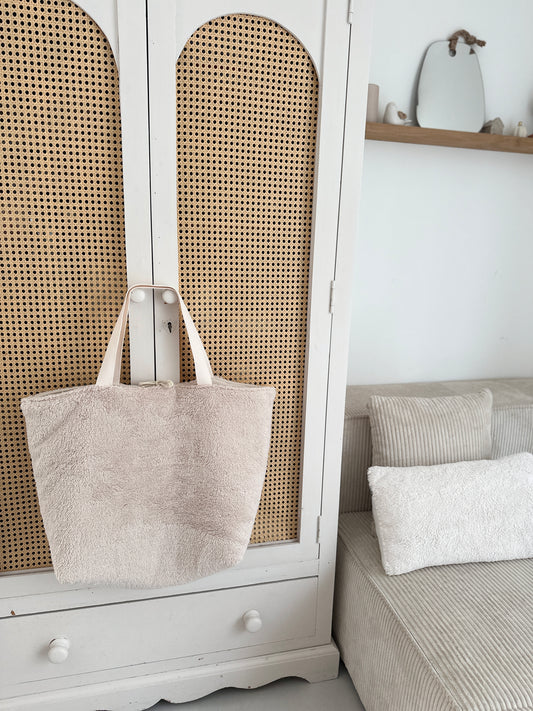 Sac cabas XL - Moumoute beige