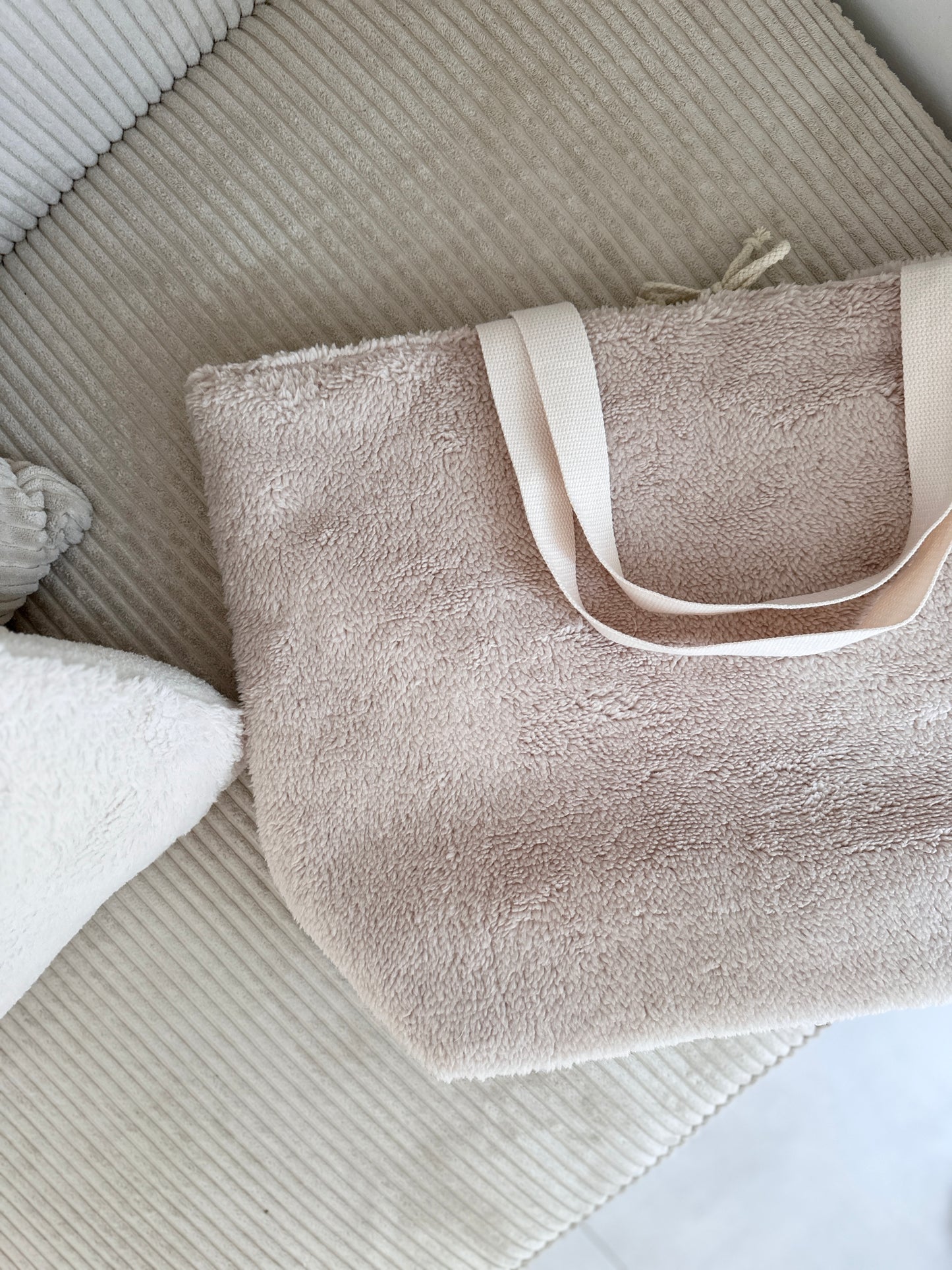 Sac cabas XL - Moumoute beige