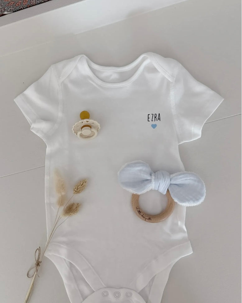 Body bébé manches courtes