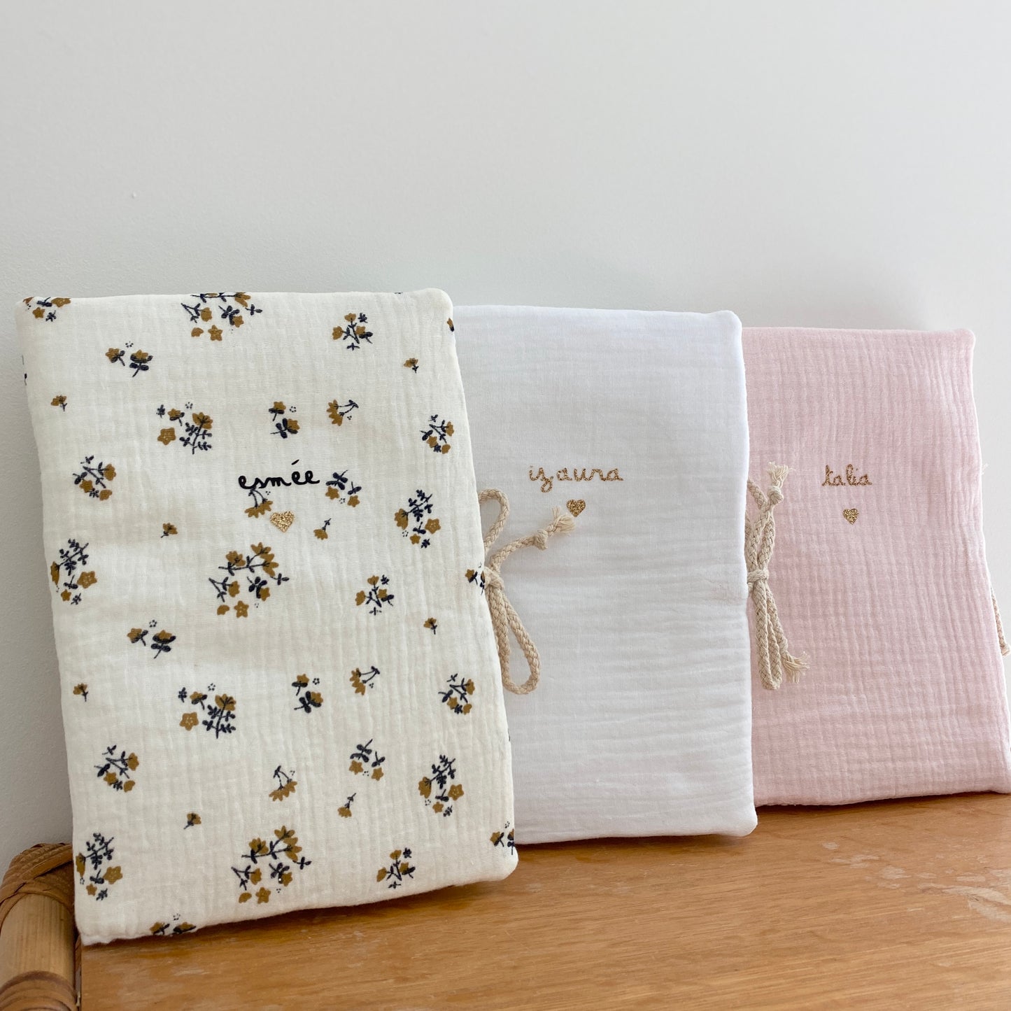 Protège carnet de santé - Rose Blush