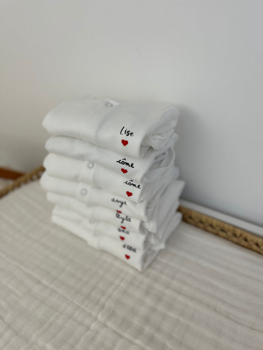 Pyjama bébé personnalisé