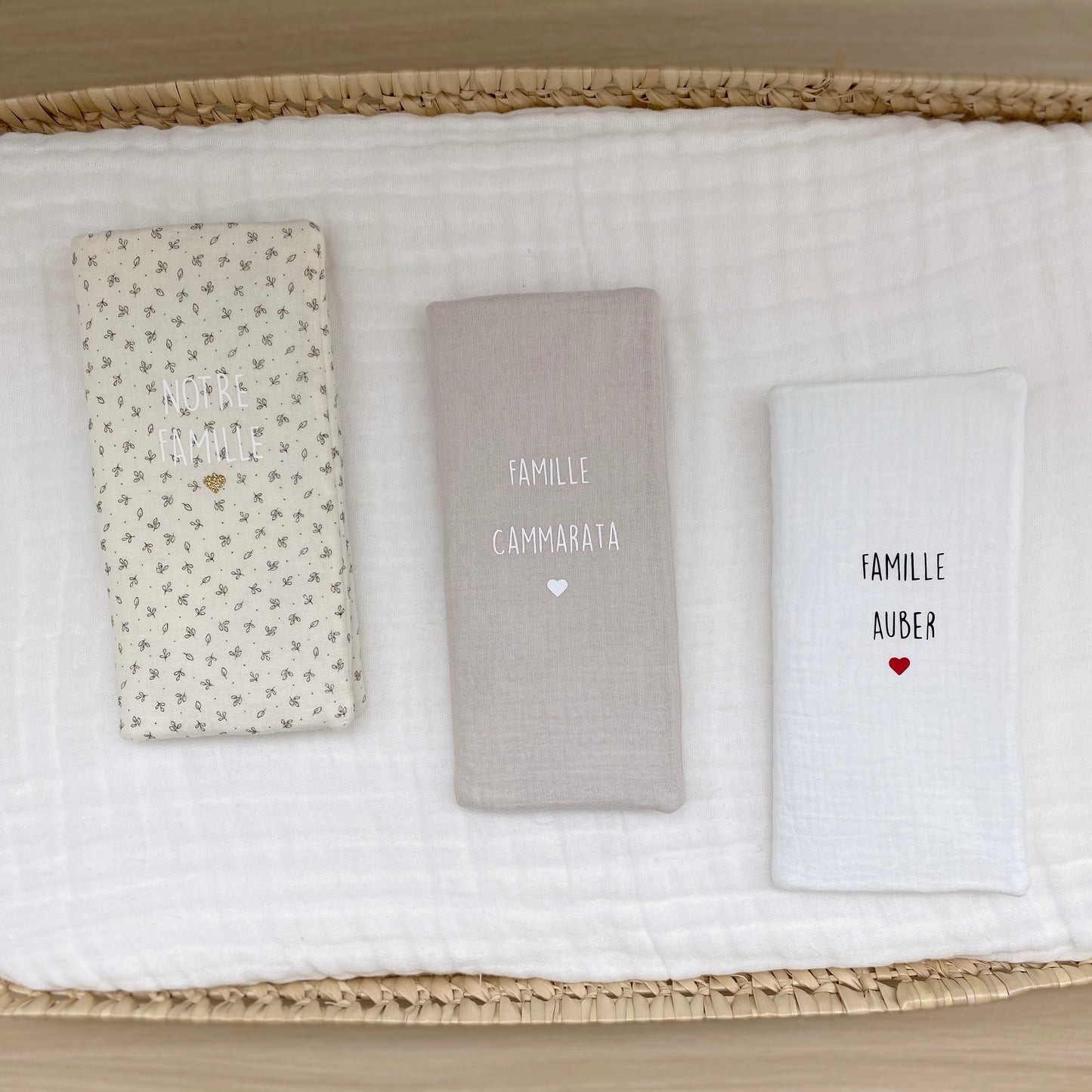 Protège livret de famille - Sable