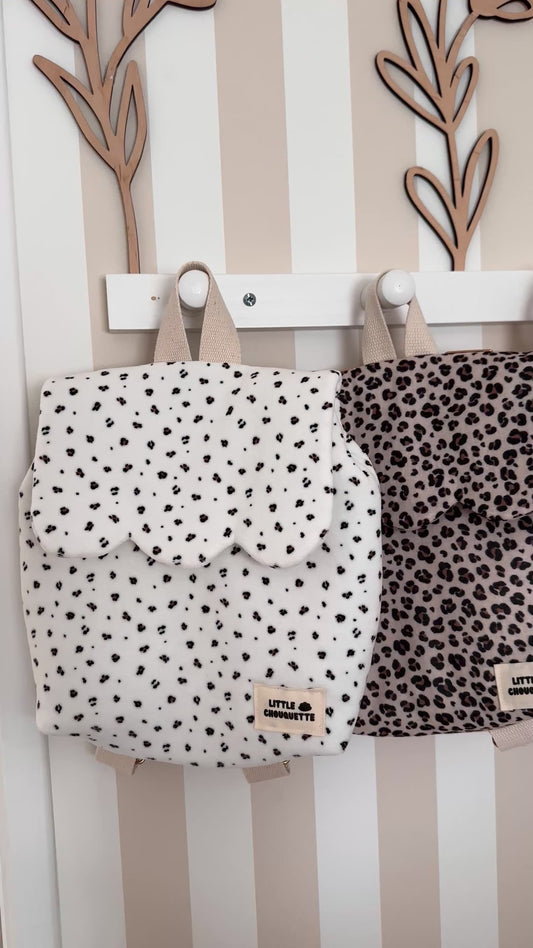 Sac à dos bébé personnalisable - Léopard marron