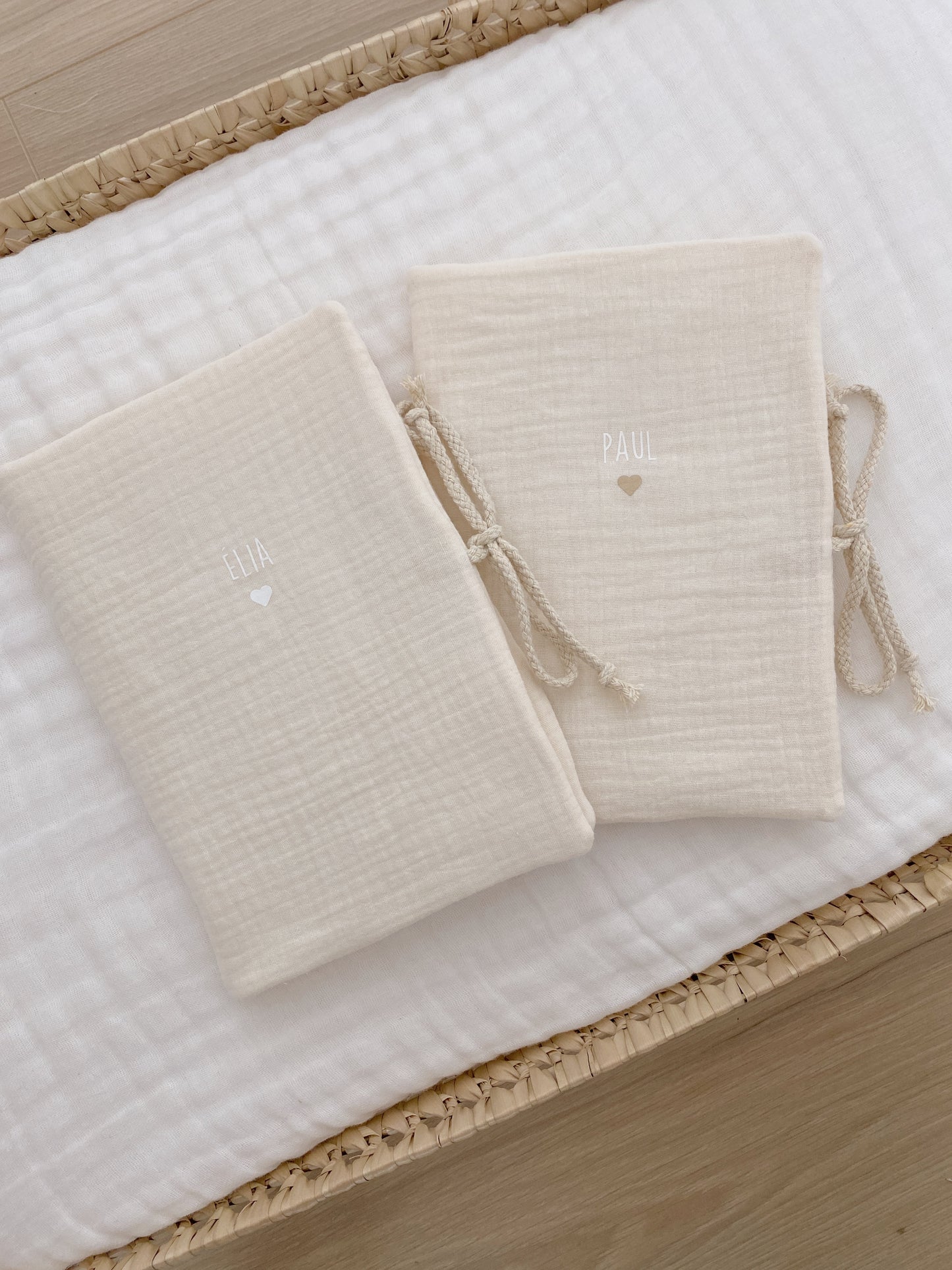 Protège carnet de santé - Beige